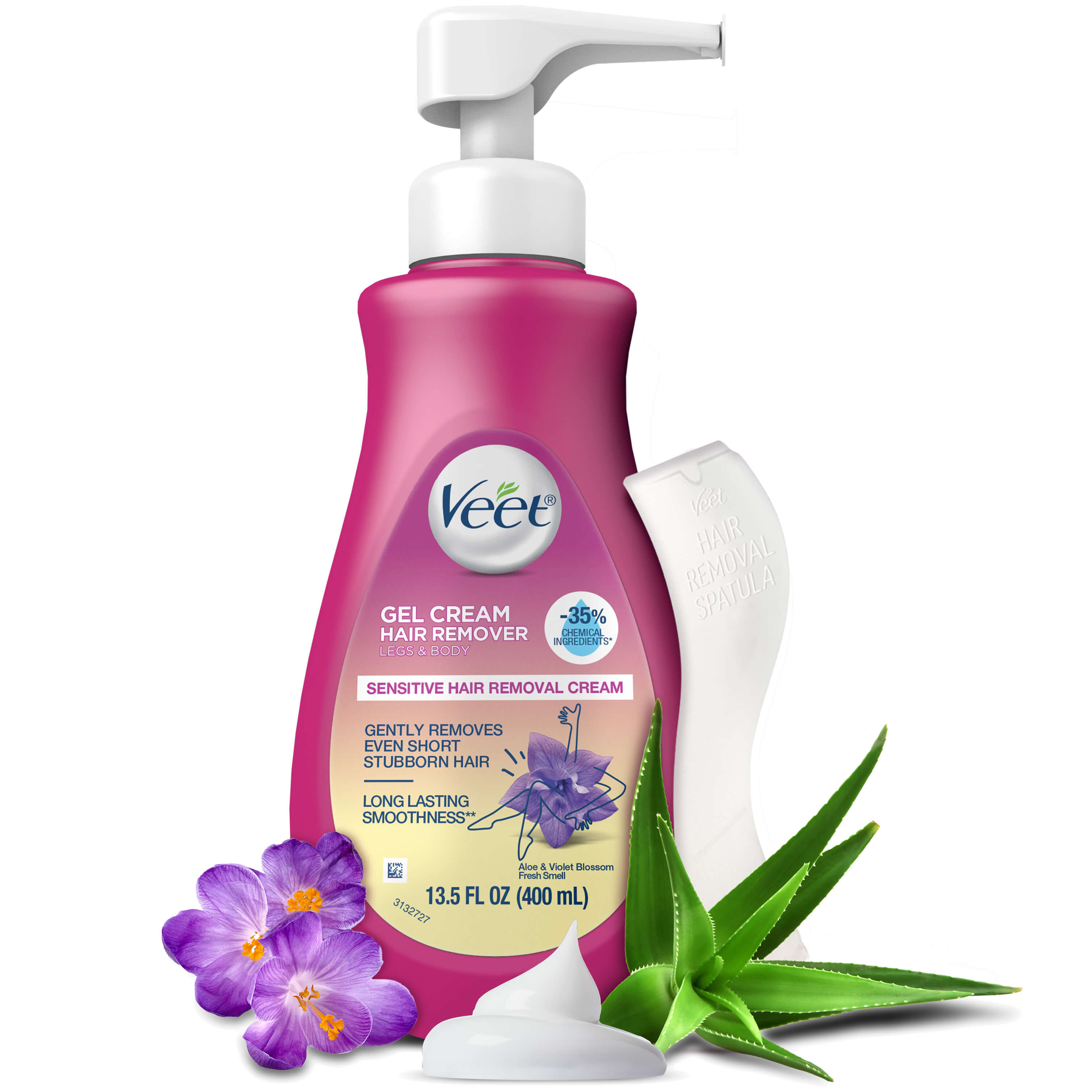 Veet Gel Cream Hair Remover Legs Body 13.5 FL OZ Veet USA